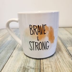 Lighthouse Christian Proucts ✝️ Brave & Strong Joshua 1:9 coffee tea mug